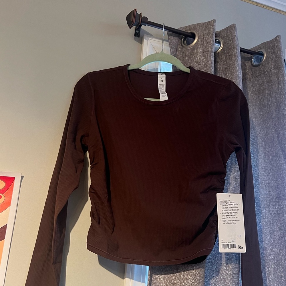 Lululemon All It Takes Ribbed Shirt